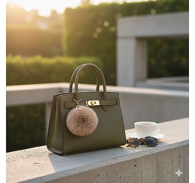 LIRA Deko Taschenanhänger Pompom Luxus 100% Fell Schlüsselanhänger vergolde günstig online kaufen