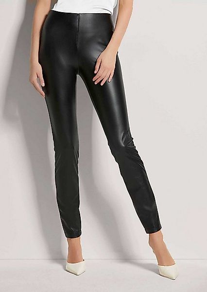 MADELEINE Leggings Glanzvolle Stretch-Leggings in Leder-Optik Stretchhose m günstig online kaufen