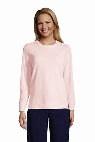 Sweatshirt aus Velours in Petite-Größe, Damen, Größe: M Petite, Pink, Baumw günstig online kaufen