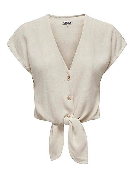 ONLY Blusenshirt ONLSIESTA SS KNOT LIN BL SHIRT PNT NOOS günstig online kaufen