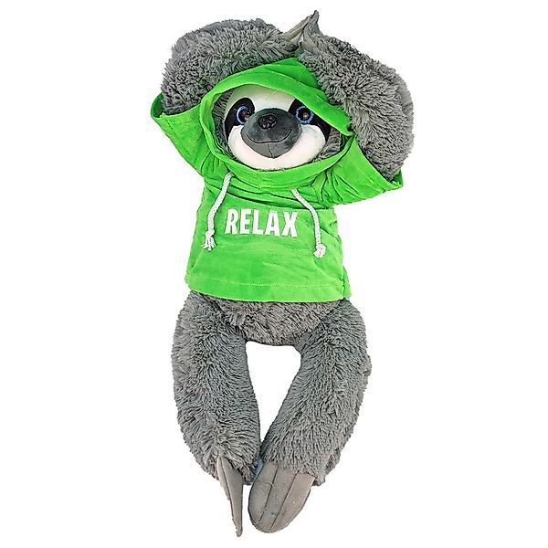 Rasehorn Kuscheltier Faultier Stofftier mit Kleidung günstig online kaufen