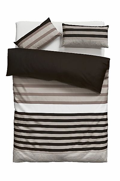 H.I.S Bettwäsche "Majoran" 2 Stk. tlg. gestreifte Bettwäsche in verschieden günstig online kaufen