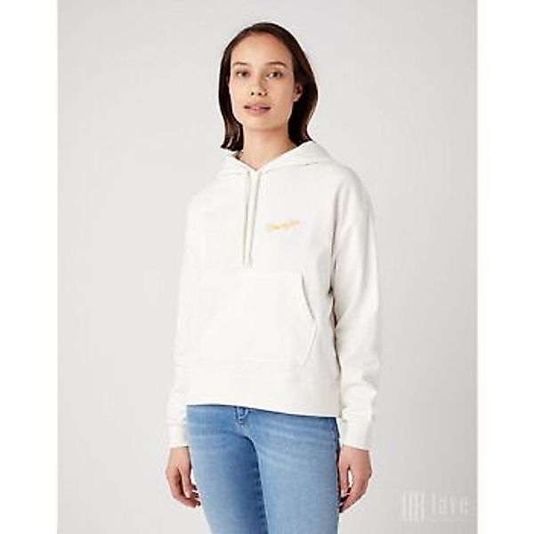 Wrangler  Sweatshirt 112343674 REGULAR HOODIE-WORN WHITE günstig online kaufen