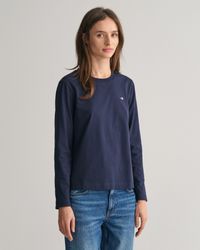 Gant Langarmshirt REG SHIELD LS T-SHIRT günstig online kaufen