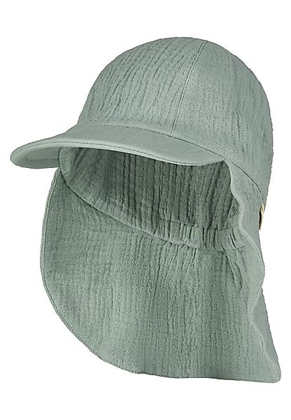 Sterntaler® Beanie Schirmmütze mit Nackenschutz Musselin günstig online kaufen