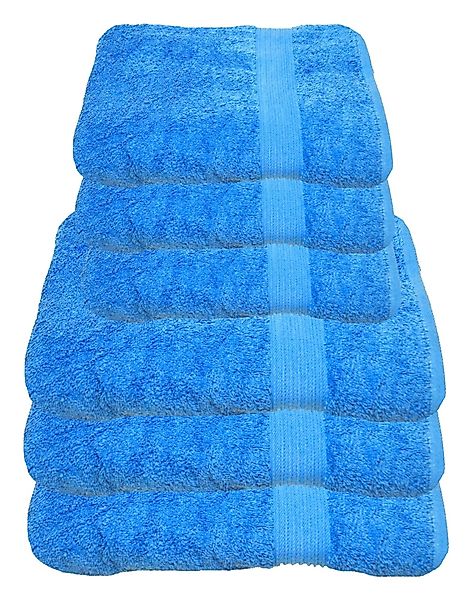 Julie Julsen Handtücher 6-Handtücher-Himmelblau, Baumwolle (6-St) günstig online kaufen