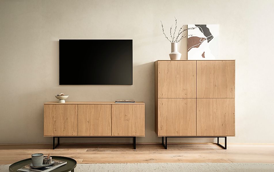 Home affaire Wohnwand Lund, moderne Anbauwand, günstig online kaufen