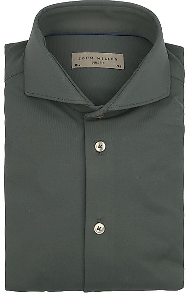 John Miller Hemd Hyperstretch Grün - Größe 42 günstig online kaufen