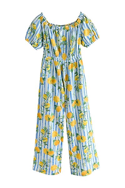 Next Jumpsuit Schulterfreier Jumpsuit mit weitem günstig online kaufen