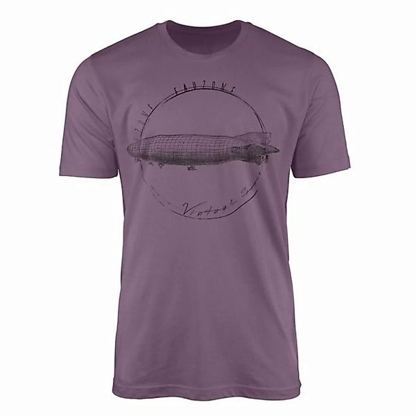Sinus Art T-Shirt Vintage Herren T-Shirt Zeppelin günstig online kaufen