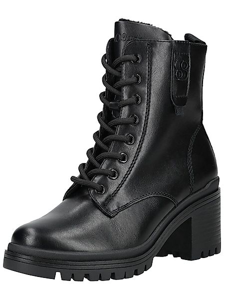 s.Oliver Stiefelette Lederimitat High-Heel-Stiefelette günstig online kaufen