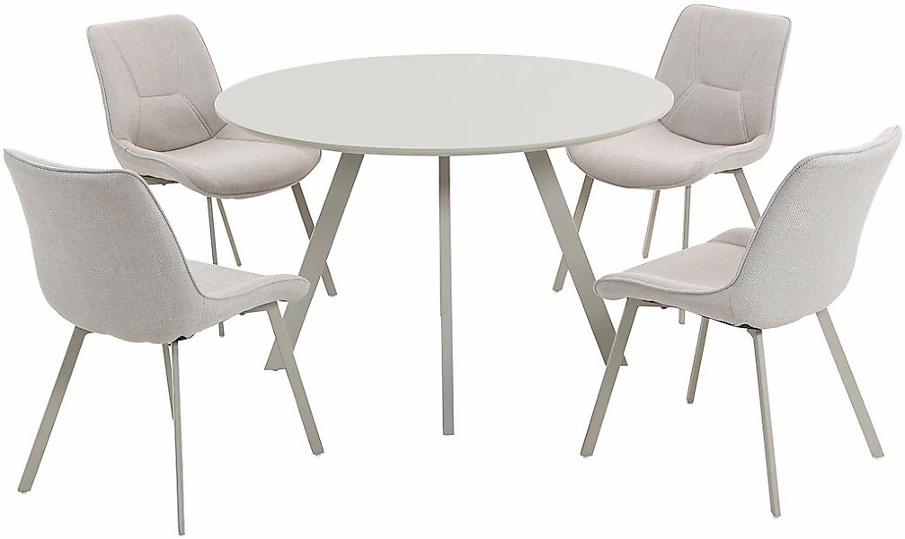 Duo Collection Essgruppe "Pina und Mila" Set, 5 Stk. tlg. Ø 120 cm, massive günstig online kaufen