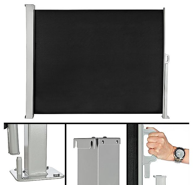 Melko Seitenmarkise Seitenmarkise Balkonmarkise Sichtschutz Windschutz vers günstig online kaufen