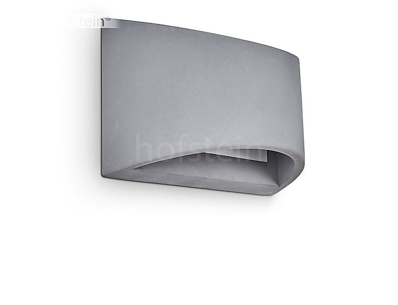 hofstein Wandleuchte »Alli« Wandlampe aus Beton in Grau, ohne Leuchtmittel, günstig online kaufen