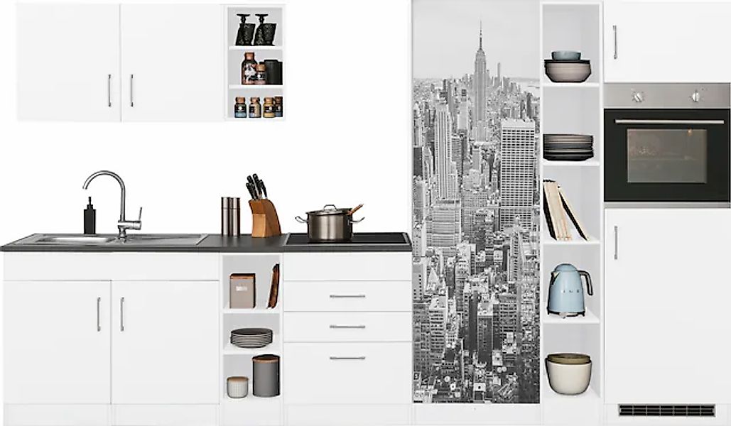 KOCHSTATION Küchenzeile »KS-Paris – Küchen mit einzigartigen Fotomotiven au günstig online kaufen