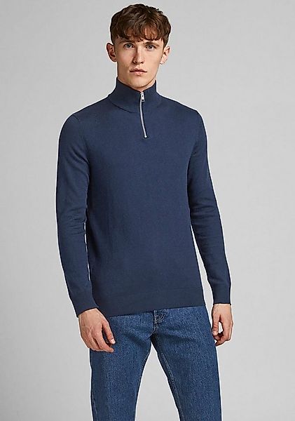 Jack & Jones Strickpullover EMIL KNIT HALF ZIP mit kurzem Reißverschluss im günstig online kaufen
