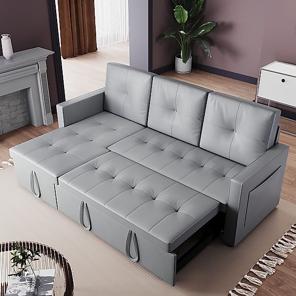 SONNI Schlafsofa Ecksofa, Schlafsofa mit Schlaffunktion, günstig online kaufen