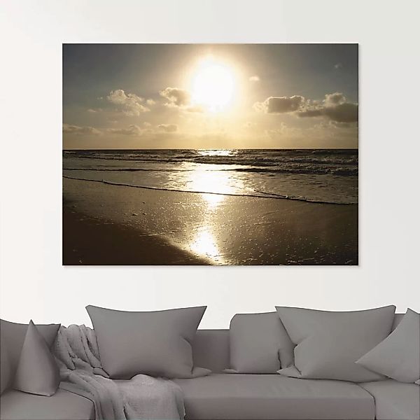 Artland Glasbild "Stille", Strand, (1 St.), in verschiedenen Größen günstig online kaufen