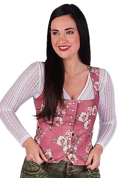 Berwin & Wolff Trachtenbluse Trachtenmieder - NANDINA - mauve/geblümt günstig online kaufen