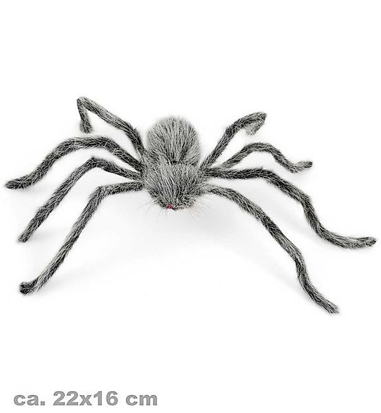 Fries Dekofigur XXL Deko Spinne 22 x 16 cm Halloween Karneval Party günstig online kaufen