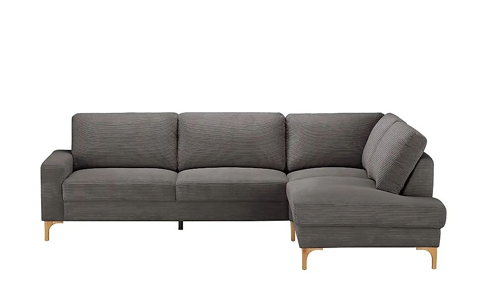 Gray & Jones Cord-Sofa  Capa ¦ grau ¦ Maße (cm): B: 276 H: 86 T: 200 Polste günstig online kaufen