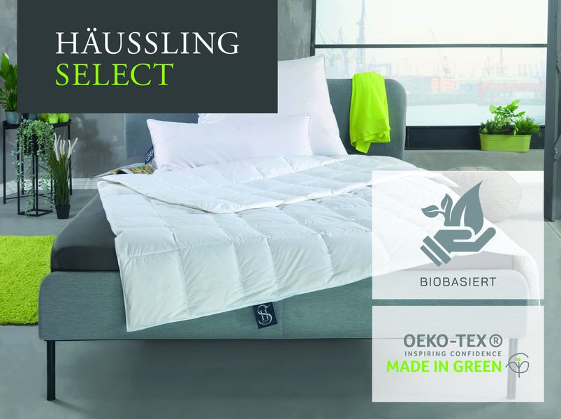 Haeussling Gänsedaunenbettdecke "Select - Made in Green" warm Füllung 100Ga günstig online kaufen