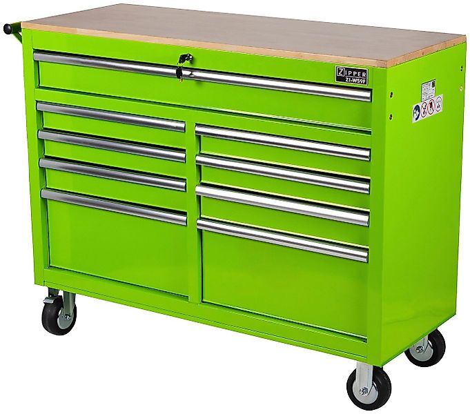 ZIPPER Werkstattwagen, mit 9 Schubfächern günstig online kaufen