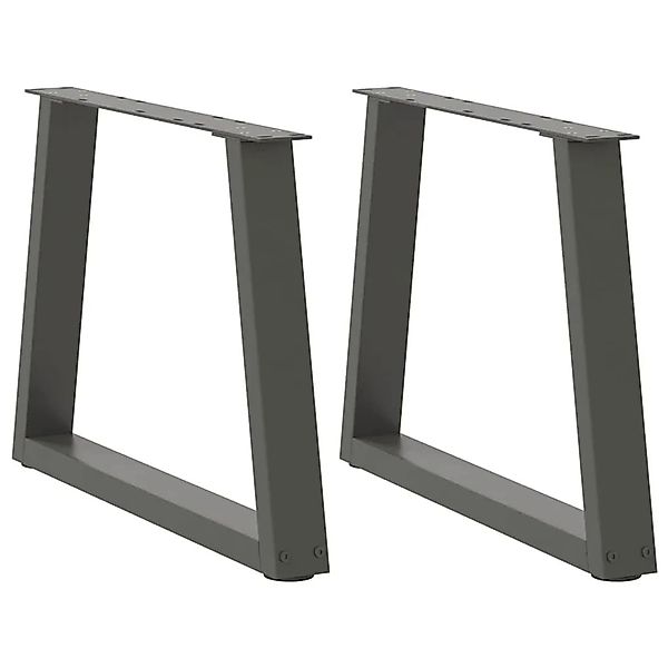 vidaXL Couchtischbeine V-Form 2 Stk Anthrazit 70x42-43,3 cm Stahl 4012558 günstig online kaufen