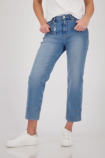 Monari 7/8-Jeans "Jeans 64cm" Regular fit mit Anhänger günstig online kaufen