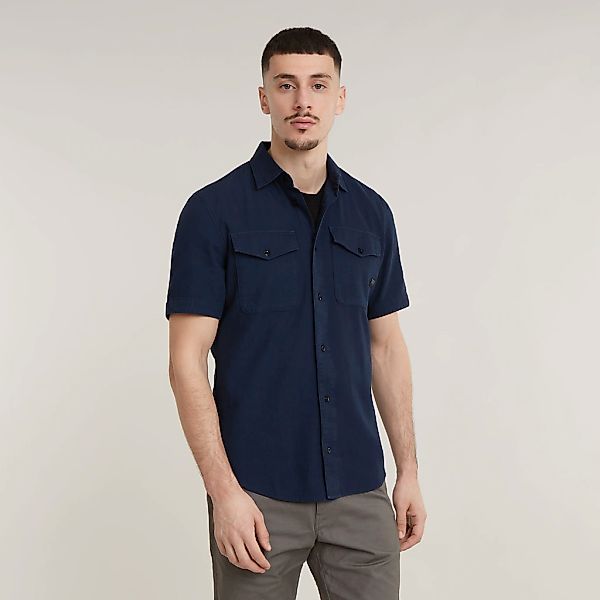G-STAR Kurzarmhemd "Marine Slim Shirt", mit aufgesetzten Taschen günstig online kaufen