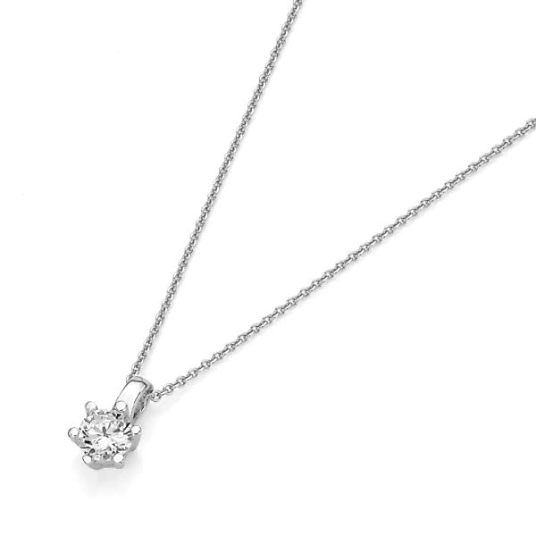 Smart Jewel Kette mit Anhänger "klassisch mit Zirkonia, Silber 925" günstig online kaufen
