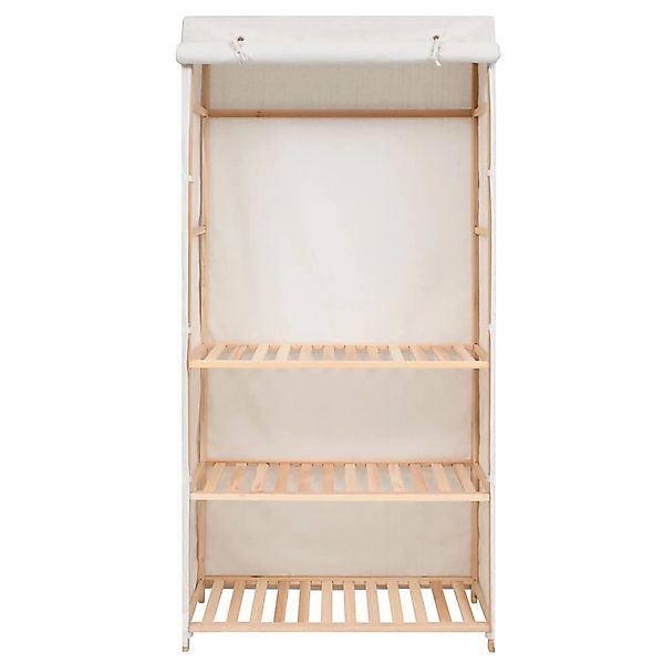 Kleiderschrank Mit 3 Ebenen 79 X 40 X 170 Cm günstig online kaufen