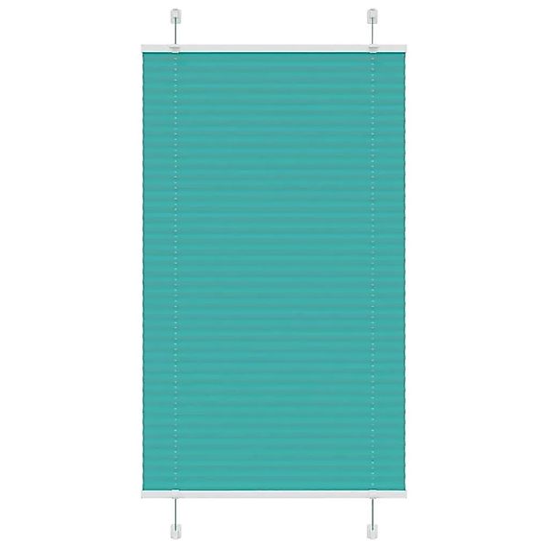 vidaXL Plissee Petrolgrün 75x150 cm Stoffbreite 74,4 cm Polyester 4015393 günstig online kaufen