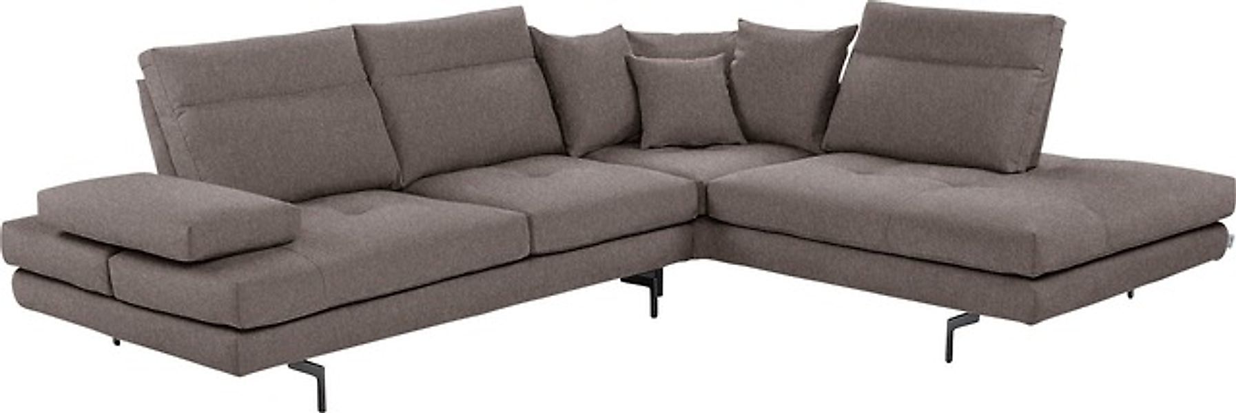CALIA ITALIA Ecksofa »Toby Wing, Komfortsofa mit Sitzkomfort der Extraklass günstig online kaufen