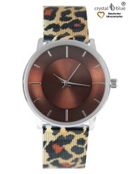 crystal blue Quarzuhr Damenuhr analog Milanaise günstig online kaufen