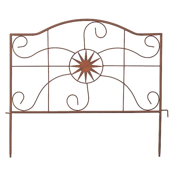 B&S Beetbegrenzung Beetzaun Beeteinfassung Metall 53 günstig online kaufen