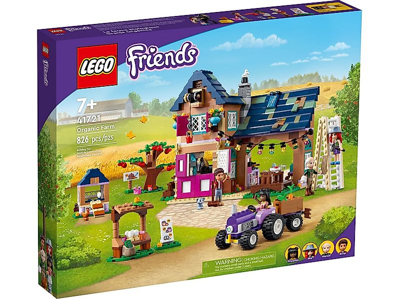 LEGO® Friends 41721 Bio-Bauernhof Konstruktionsspielsteine günstig online kaufen