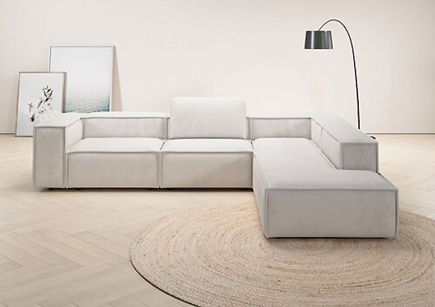 Places of Style Ecksofa »Watertown moderne L-Form«, Breite 311 cm günstig online kaufen