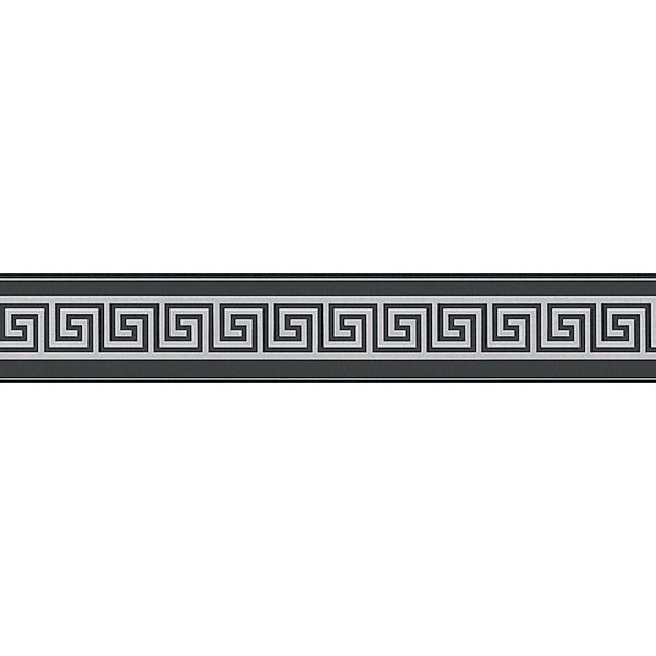 A.S. Création Borte selbstklebend Mäander 5 m x 10 cm Schwarz günstig online kaufen