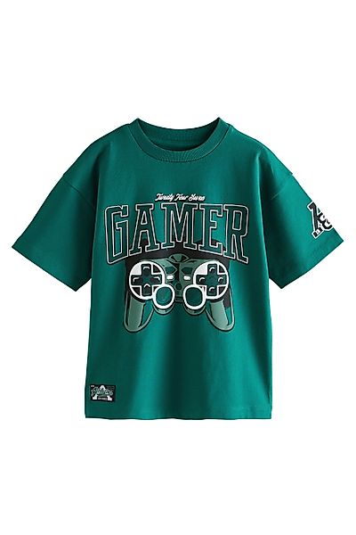Next Print-Shirt Relaxed Fit Kurzarm-T-Shirt mit günstig online kaufen