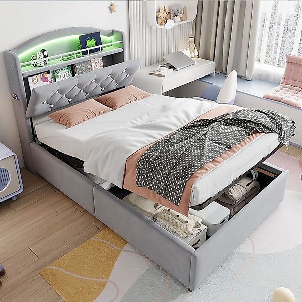 BlingBin Einzelbett Polsterbett (1-tlg., Multifunktionsbett mit günstig online kaufen
