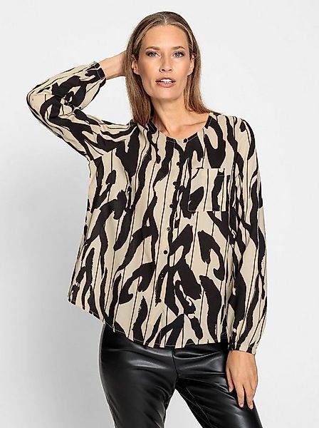 heine Klassische Bluse Druckbluse . günstig online kaufen