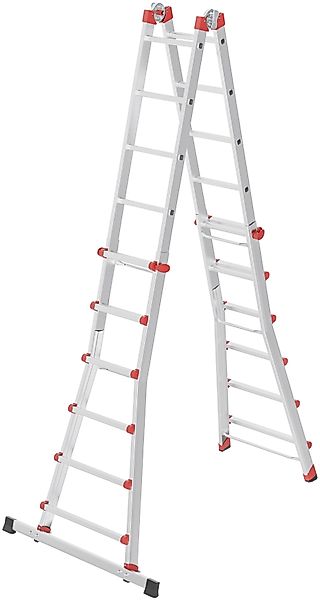 Hailo Vielzweckleiter M80, Aluminium, 4x3 Sprossen günstig online kaufen