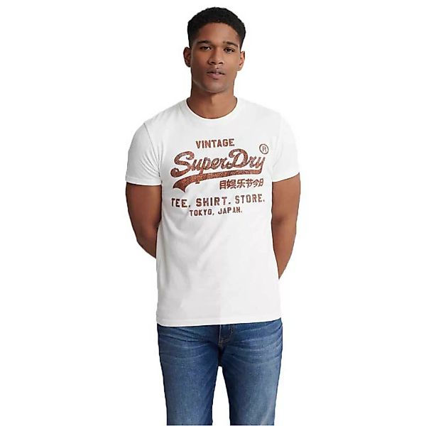 Superdry Vintage Logo Shop Bonded Kurzarm T-shirt XS Desert Bone günstig online kaufen