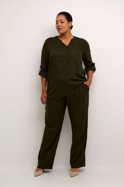KAFFE Curve Langarmbluse Langarm-Bluse KCmille Große günstig online kaufen