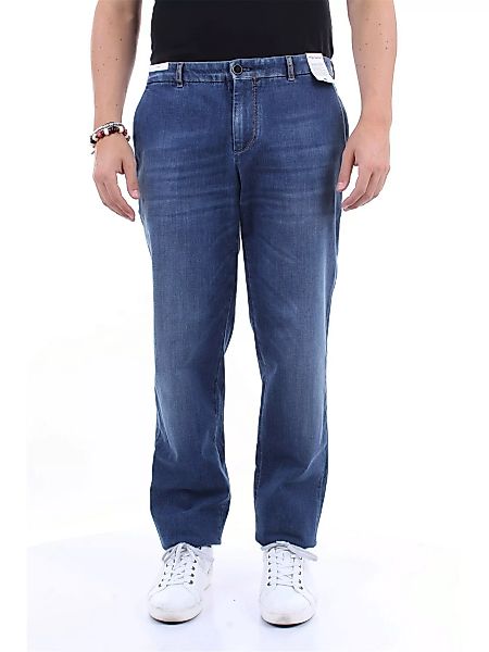 PT TORINO gerade Herren Dunkle Jeans Baumwolle - Polyester und Elasthan günstig online kaufen