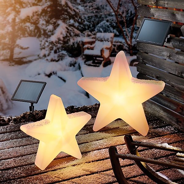 esotec LED Stern Solarleuchten Weihnachtssterne Leuchtsterne günstig online kaufen