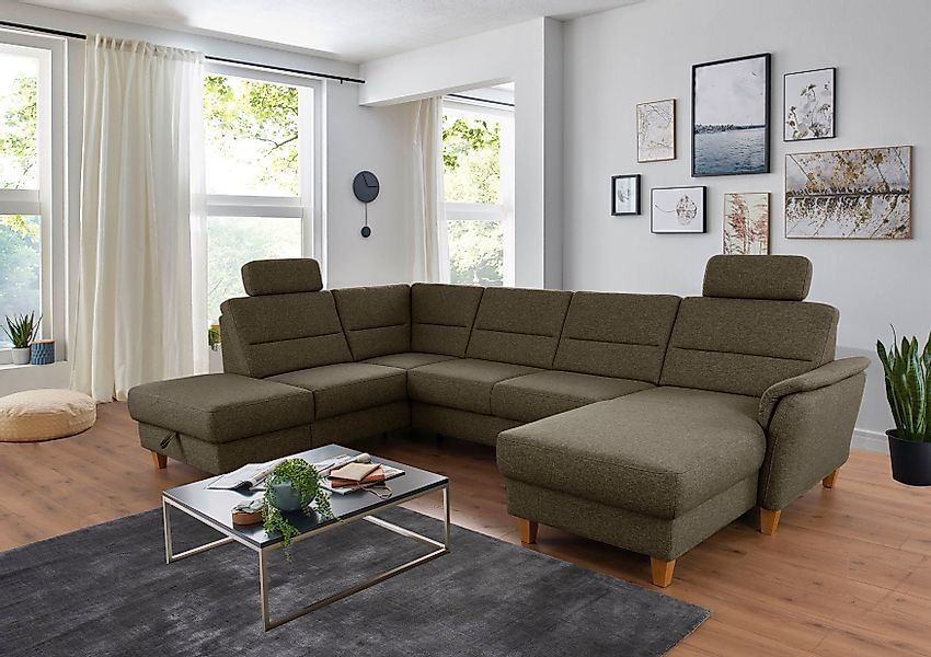 Home affaire Wohnlandschaft Palmera U-Form, B: günstig online kaufen