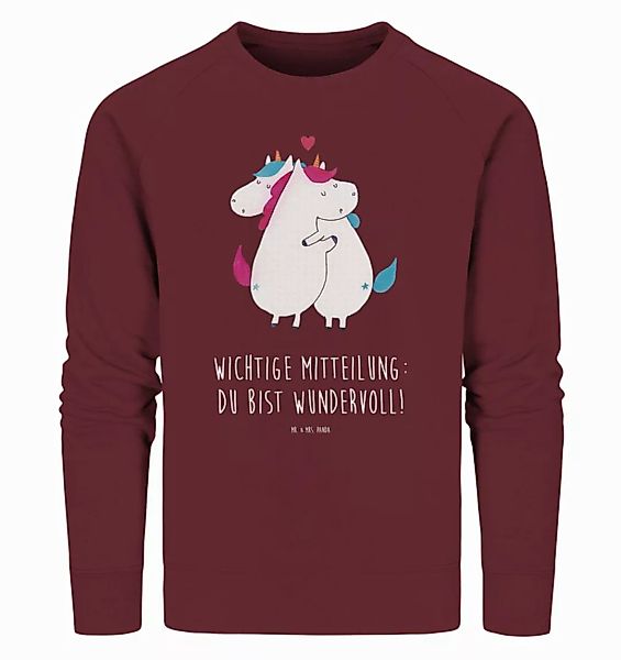 Mr. & Mrs. Panda Longpullover Größe S Einhorn Mitteilung - Burgundy - Gesch günstig online kaufen