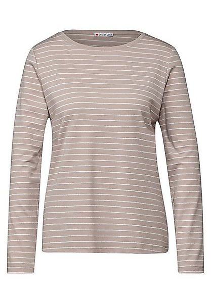 STREET ONE Langarmshirt – Gestreiftes Shirt günstig online kaufen